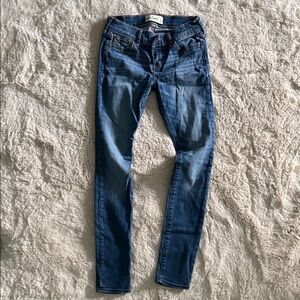 abercrombie Kids Dark Blue Stretch Denim Jeans